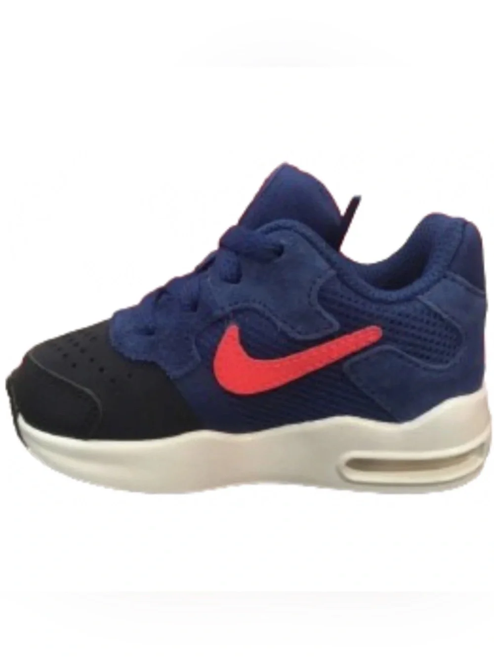 Nike Air Max Guile TD Navy Blue Orange Crimson Sneaker Toddler Size 6C